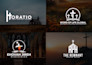 create a modern and elegant church logo design